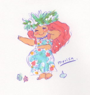 Hula Hawaii Marisa Hanasaki Illustration